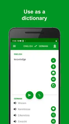 German - English Translator android App screenshot 2